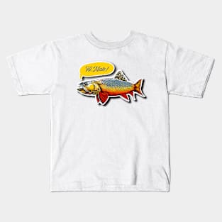 A trout says hello Kids T-Shirt